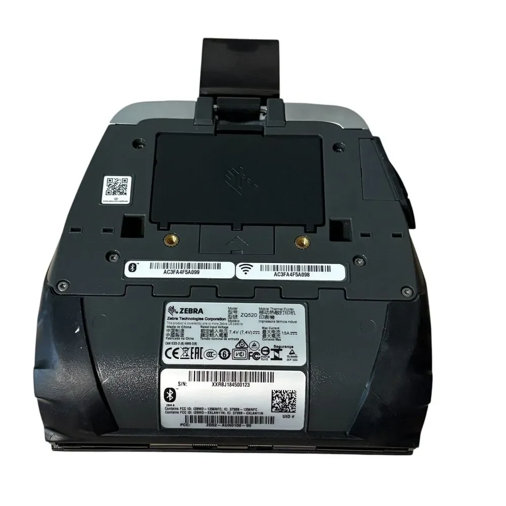 Zebra ZQ520 Mobile Label Printer Bluetooth WiFi + Charger + Extra Battery - Picture 2 of 6